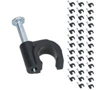 AB Tools Hozelock Wall Clips Fasteners Support For 4mm Micro Irrigation Pipe 36Pc
