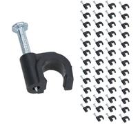 AB Tools Hozelock Wall Clips Fasteners Support For 4mm Micro Irrigation Pipe 48Pc