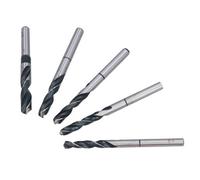AB Tools Hss Twist Drill Bits Blacksmith Drills With 13mm 1/2" Shank 10mm - 15mm 5Pc