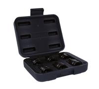 AB Tools Impact 1/2" Drive Shallow Stubby Torx Star Male Bit Sockets T55 - T100 6Pc Set