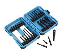 AB Tools Impact Screwdriver And Nut Driver Bits Phillips Pozi Slotted 26Pc Shallow + Deep