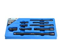 AB Tools Impact Wrench Extension 1/4 3/8 Inch 1/2 Inch Set 9 Pieces Power Nut Impact Nut