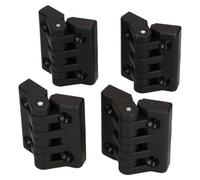 AB Tools Industrial Polyamide Plastic Hinge 64X65mm Door Hatch Locker Italian Made 4Pk