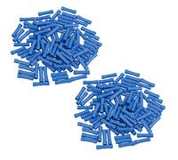 AB Tools Insulated Straight Butt Connectors Electrical Crimps Terminals Blue 200Pc