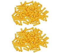 AB Tools Insulated Straight Butt Connectors Electrical Crimps Terminals Yellow 200Pc