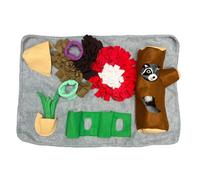 AB Tools Interactive Dig It Fluffy Mat With Cute Smart Dog Toy Treat Finder Puzzle Toy Gift