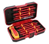 AB Tools Interchangeable Vde Electrical Insulated Screwdriver Set Phillips Flat Pozi Torx 13Pc