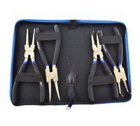 AB Tools Internal External Circlip Plier Pliers Set Ni-Fe Finish 7" 175mm 4Pc Set Bergen