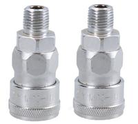 AB Tools Japanese American Nitto Kohki Female Coupler 1/4" Bsp Male Thread Air Fitting X2
