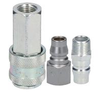 AB Tools Japanese American Nitto Profile Female Coupler 1/4" Bsp Thread & Male Adaptors