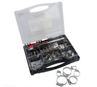 AB Tools Jubilee Clip 35Pc Stainless Steel Hose Clamp With Nut Driver Screwdriver