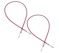 AB Tools Knott Style Stainless Steel Brake Cables 1830mm - 2040mm For Ifor Williams Po146 2Pc