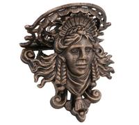 AB Tools Lady Face Plant Pot Stand Holder Wall Mount Shelf Garden Patio Yard House