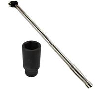 AB Tools Land Rover Wheel Nut 27mm Socket 1/2" Dr Deep & 24" Power Breaker Bar