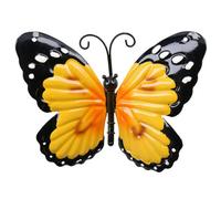AB Tools Large 3D Orange Metal Butterfly Garden/home Wall Art Ornament 8X24X36Cm