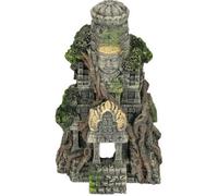 AB Tools Large Aquatic Aquarium Cambodian Temple Ruins Fish Tank Ornament 19X15X27Cm
