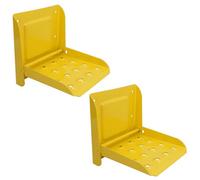AB Tools Large Folding Access Step Tailgate Ladder High Visibility For Trucks Trailers 2Pc