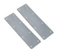 AB Tools Large Internal Sleeper Straight Support Plate 100mm X 350mm Galvanised 2Pc