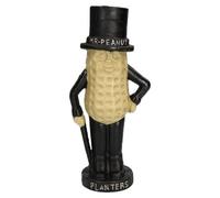 AB Tools Large Mr. Peanut Money Box Bank Jar Planters Mascot Cast Iron Statue Figurine