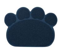 AB Tools Large Paw Shaped Feeding Mat Non-Slip Dog Cat Bowl Mat Protective Floor Placemat