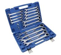AB Tools Large Ratchet Spanner Set 8mm to 32mm by Bergen AT638