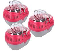 AB Tools Large Red Small Animal Guinea Pig Rat Degus Pod Carrier Travel Cleaning Pod X3