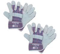 AB Tools Large Rigger Work Wear Gloves Gardening Construction Hand Protection 2 X Pairs