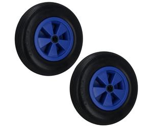 AB Tools Launch Trolley Wheels Puncture Proof Cellular Foam Sailing Dinghy Boat x 2 (Pair)