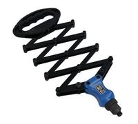 AB Tools Lazy Tongue Hand Riveter Rivet Gun Pop Pot Riveting 2.4mm - 6.4mm 5 Nozzles