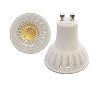 AB Tools LED Bulb GU10 Spot Light Dimmable 6w 450 Lumen 4000k Cool White Energy Saver E09