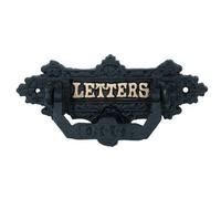 AB Tools Letter Post Mail Box Slot Flap Plate Cast Iron Wall Front Door Gate Home House