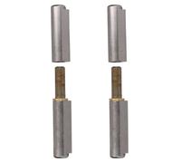 AB Tools Lift Off Bullet Hinge Weld On Brass Bush 18X135mm Heavy Duty Door Hatch 2Pk