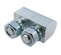 AB Tools Lift Off Knuckle Hinge M8 Studs Brass Pin 16X30mm Heavy Duty Industrial