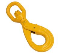 AB Tools Lifting Swivel Eye Locking Auto Lock Sling Chain Hook 3.15 Ton For 10mm Chains 1Pc