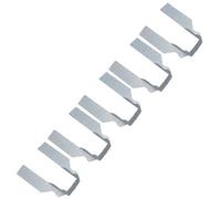 AB Tools Light Duty Timber Wood Joist Hanger 75mm Galvanised Loft Beam Holder 5Pk