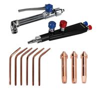 AB Tools Lightweight Welding & Cutting Torch With Tips Sheet Metal Oxy Acetylene Gas