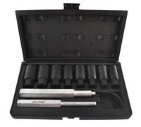 AB Tools Locking Wheel Nut / Bolt / Hub Cap Removal / Re Placer Kit 18-25mm 10Pc At248