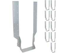 AB Tools Long Leg Joist Hanger Or I-Beam Fastener Fixing Support Galv 137mm Wide 10Pc