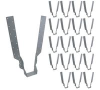 AB Tools Long Leg Joist Hanger Or I-Beam Fastener Fixing Support Galv 91mm Wide 20Pc