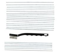 AB Tools Lumiweld Aluminium Welding Brazing Soldering Crack Repair Rods Weld 20 Rod Kit