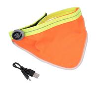 AB Tools M/l Flashing Reflective Dog Bandanna 3 Light Settings For Dog Walking At Night