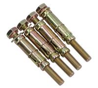 AB Tools M10 10mm X 100mm Expansion Rawl Bolt For Masonry Sleeve Anchors Fastener 4Pk
