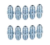AB Tools M10 X 1mm Inline Male Brake Pipe Joiner Connector Fitting For 3/16" Pipe 10Pc