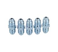 AB Tools M10 X 1mm Inline Male Brake Pipe Joiner Connector Fitting For 3/16" Pipe 5Pc