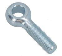 AB Tools M12 50mm Eye Bolt Single Bolt Zinc Plated Threaded Rings Din444 Catenary Wire