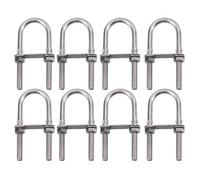 AB Tools M12 50mm X 140mm U-Bolt / N-Bolt Stainless Steel Marine Grade Boat Trailer 8 Pack