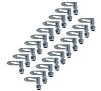 AB Tools M12 Antiluce Drop Catch Anti-Luce Fasteners Tail Gate Trailers Gates Lorries 20Pc