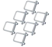 AB Tools M12 U-Bolt 72mm X 110mm 6 Pack With Plates High Tensile For Boat Trailers