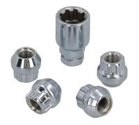 AB Tools M12 x 1.5 Locking Wheel Nuts Nut For Trailer Caravan Suspension Hubs