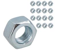 AB Tools M12 X 1.75mm Hex Full Nut Fastener Hexagonal Metric Nuts Grade 8 Zinc Plated 20Pk